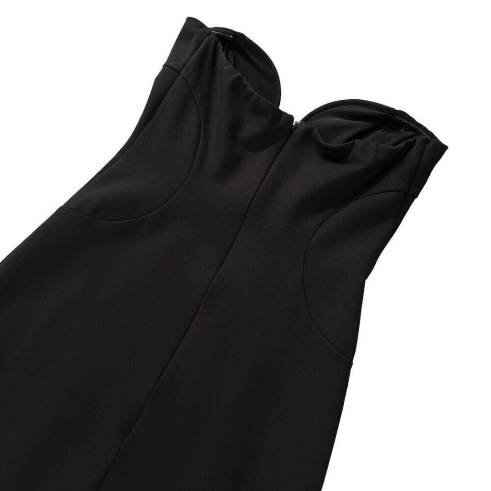 NICHOLAS Tena Deep V Sweetheart Gown in Black - Picture 5 of 10